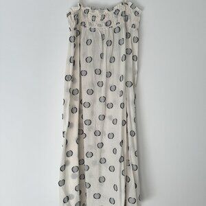 LOFT Beach Clip Dot Maxi Dress / Cover Up